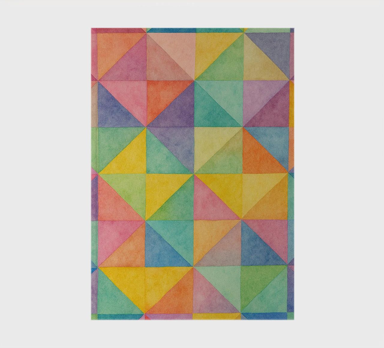 ligne géométrique abstraite en forme de triangle carnet de notes de arkhanz