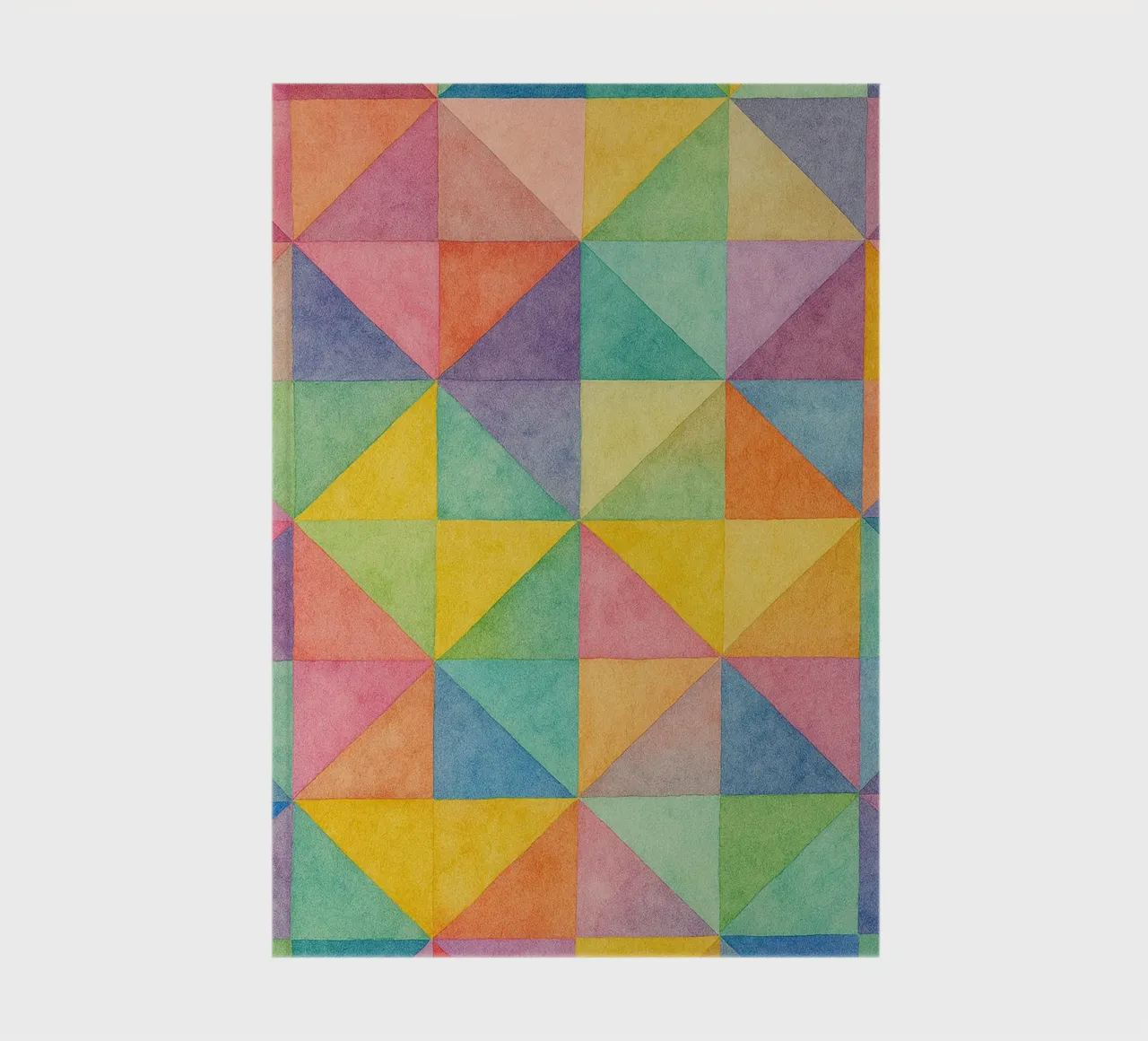 abstrakte geometrische Dreieckslinie Notizbuch von arkhanz