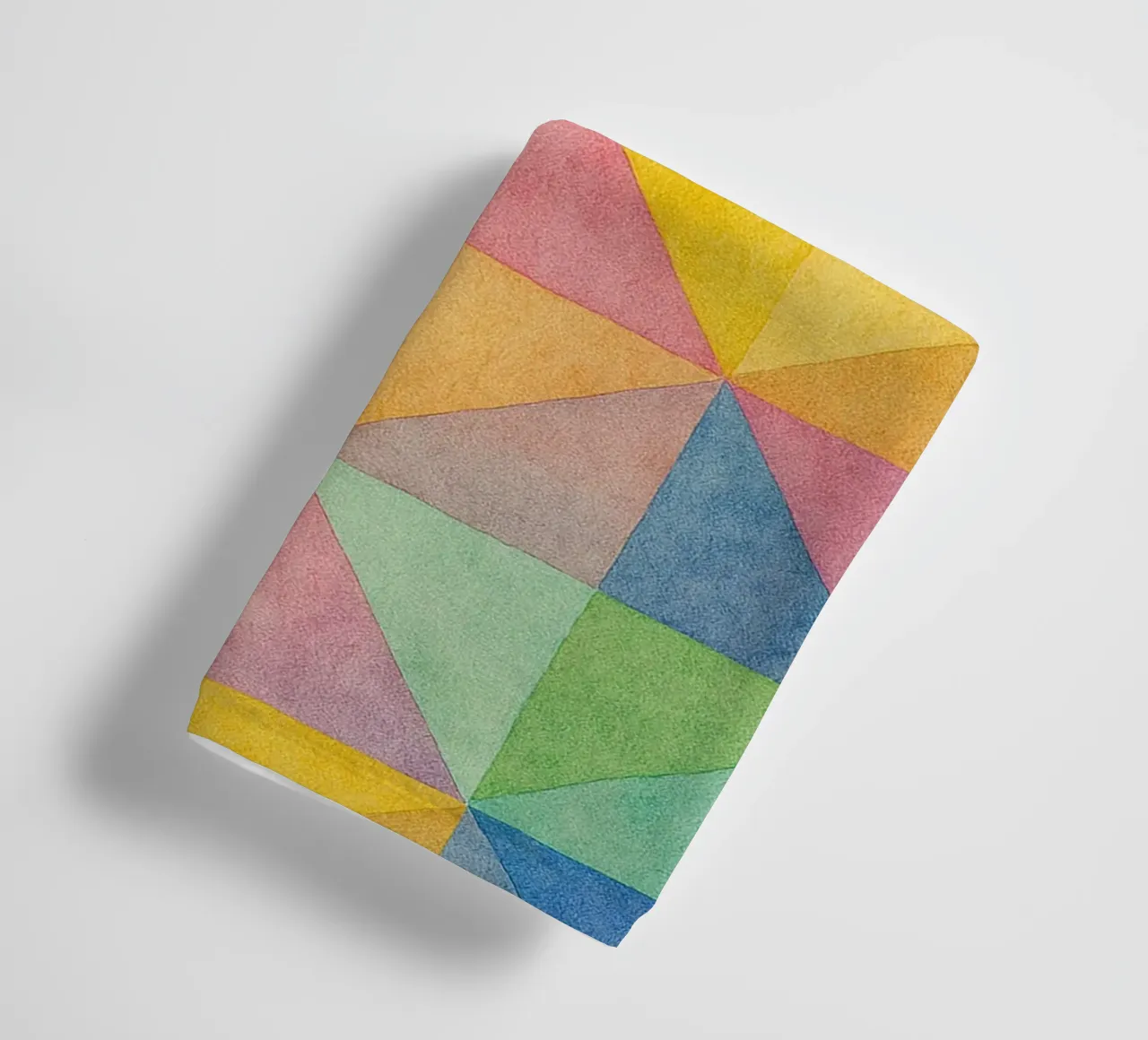abstract geometric triangle line towel by arkhanz