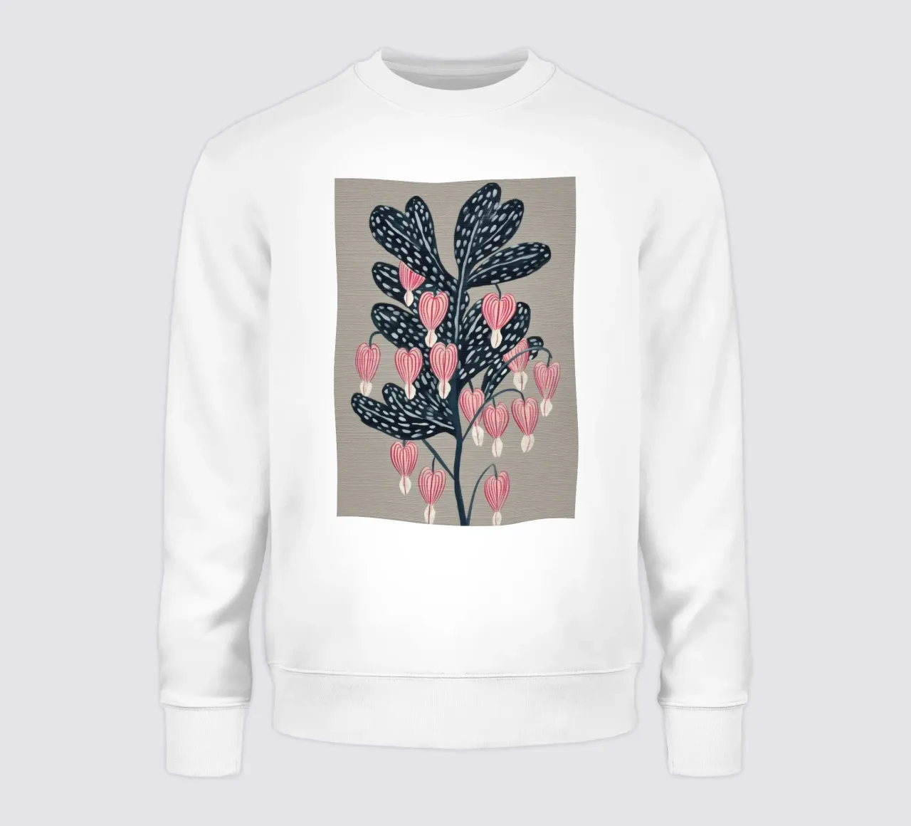 Bleeding Heart Flower Drawing felpa da Flow Line