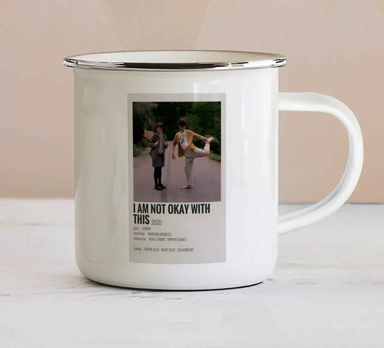 I AM NOT OKAY WITH THIS 2020 tazza in smalto da MVFminimalist