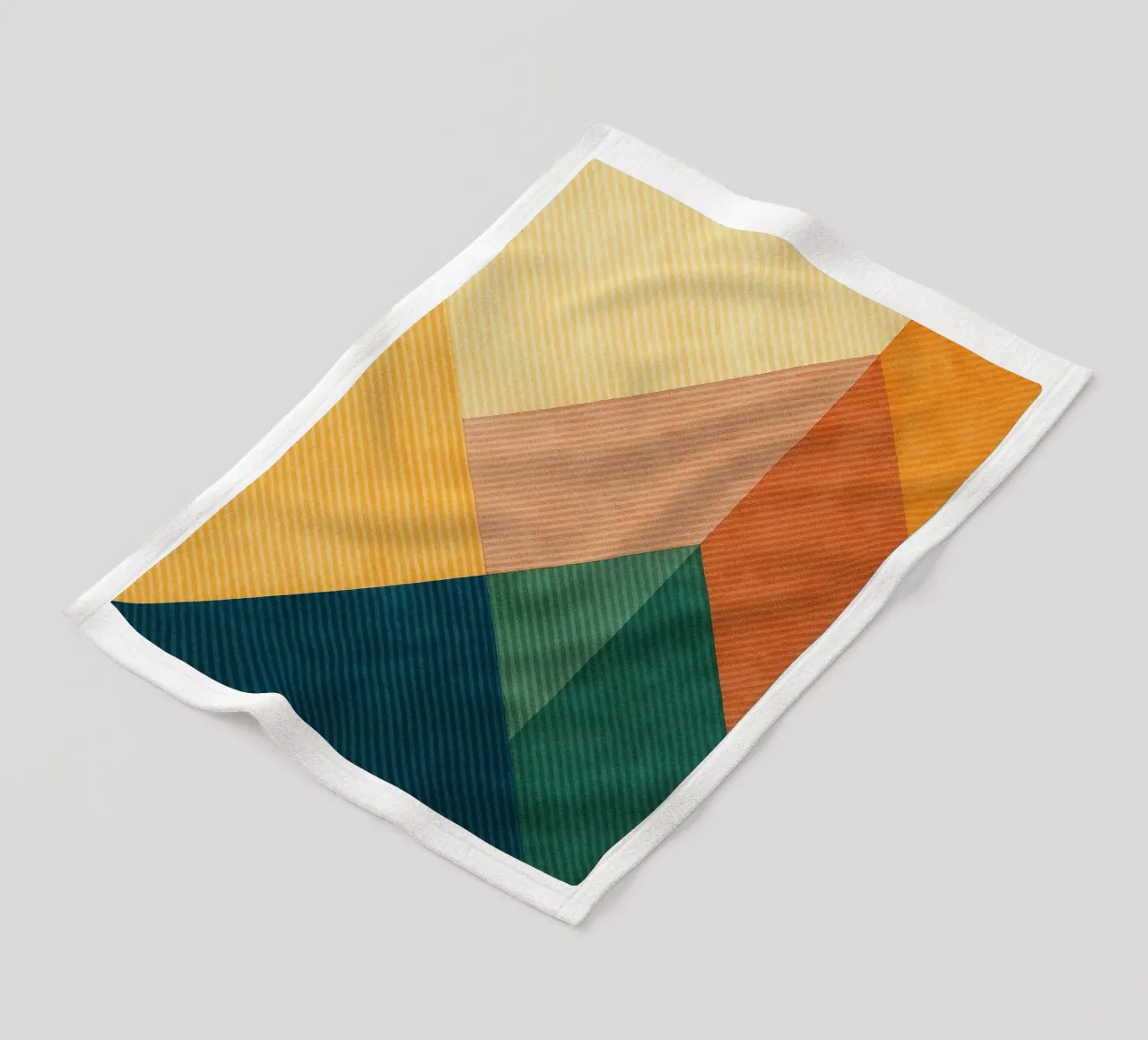linea geometrica astratta triangolo montagna coperta in pile da arkhanz