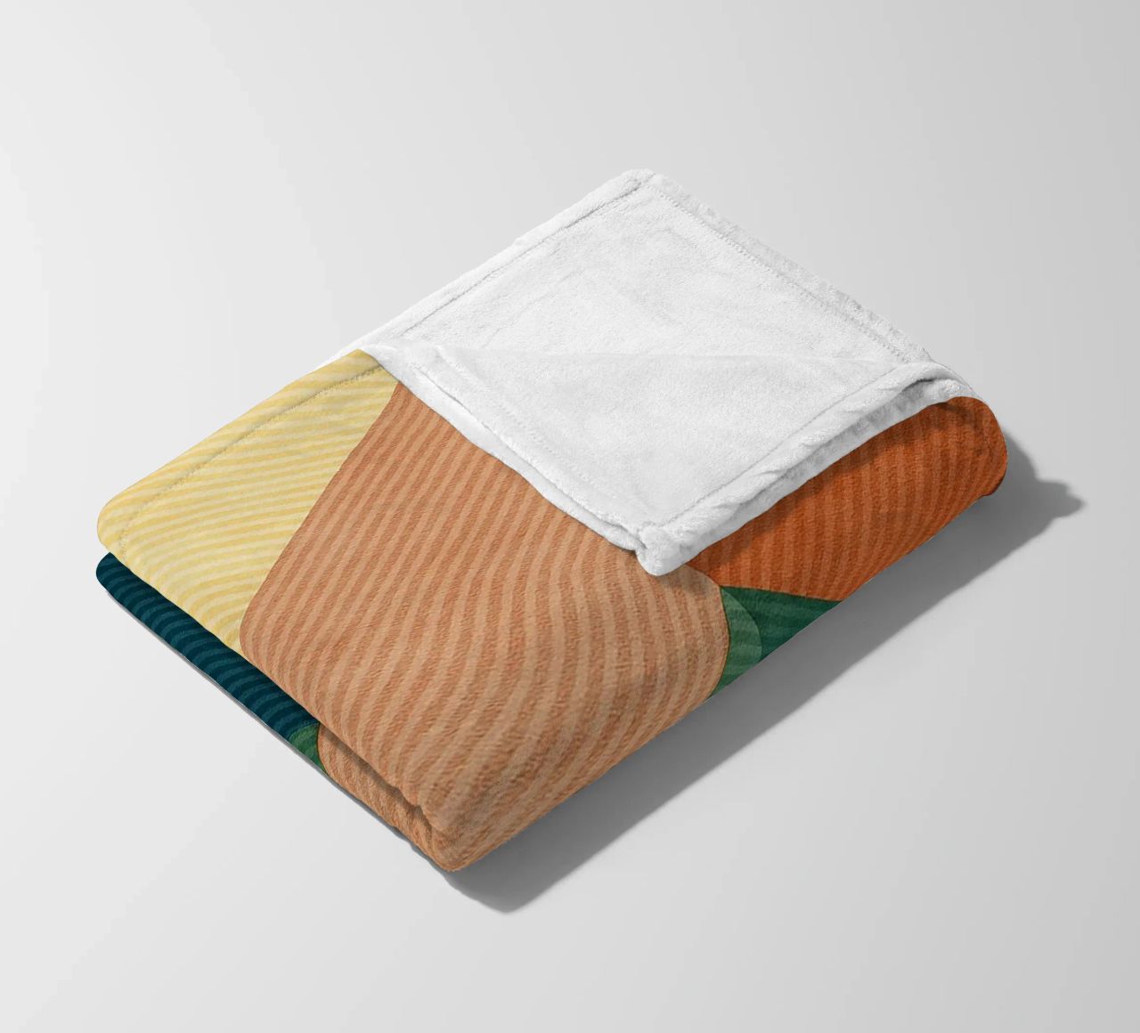 abstract geometric triangle mountain line fleece blanket by arkhanz