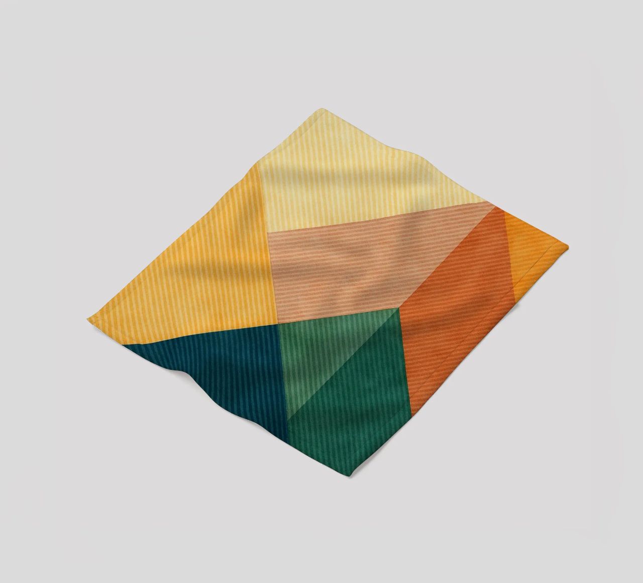 abstract geometric triangle mountain line fleece blanket by arkhanz