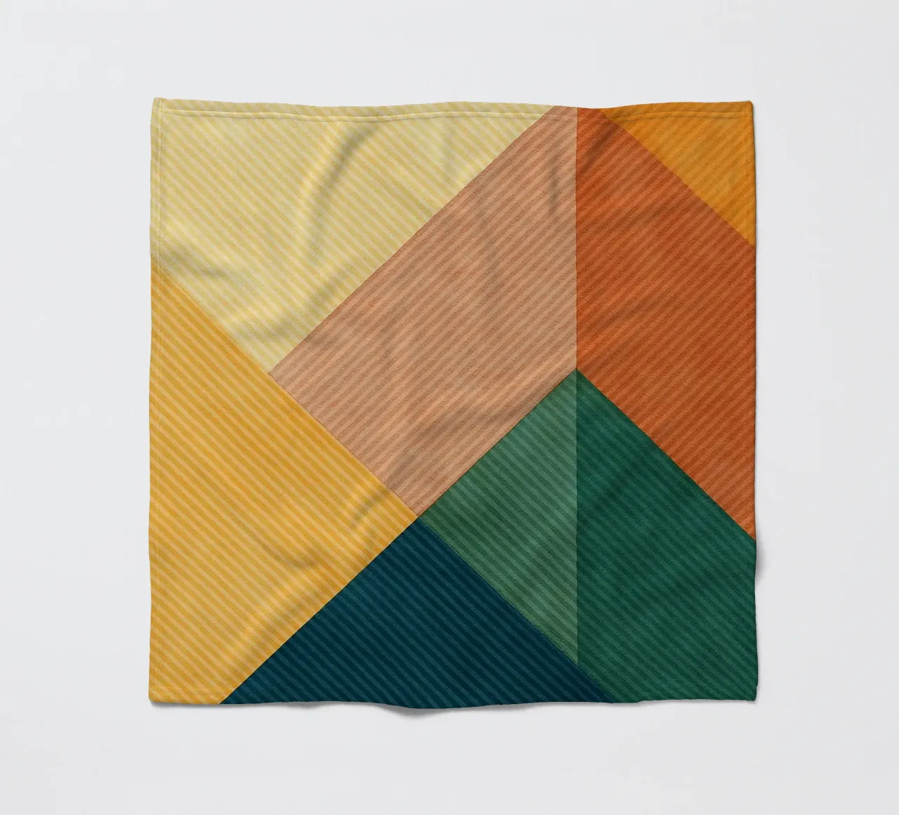 linea geometrica astratta triangolo montagna coperta in pile da arkhanz