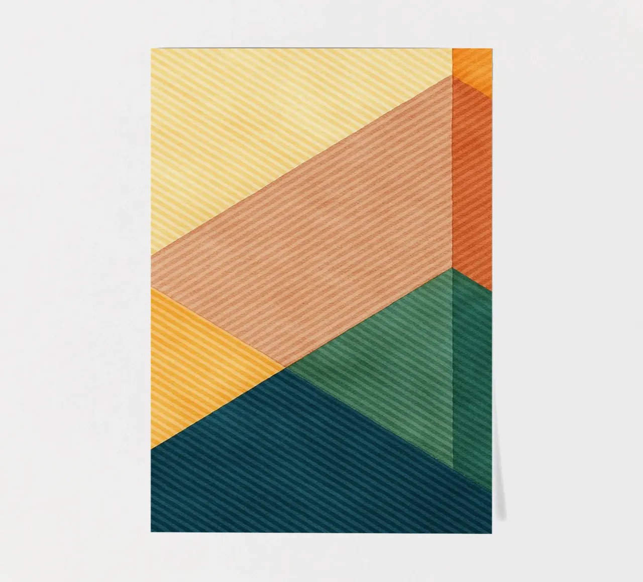 abstrakte geometrische Dreieck Berg Linie Stickerbogen von arkhanz