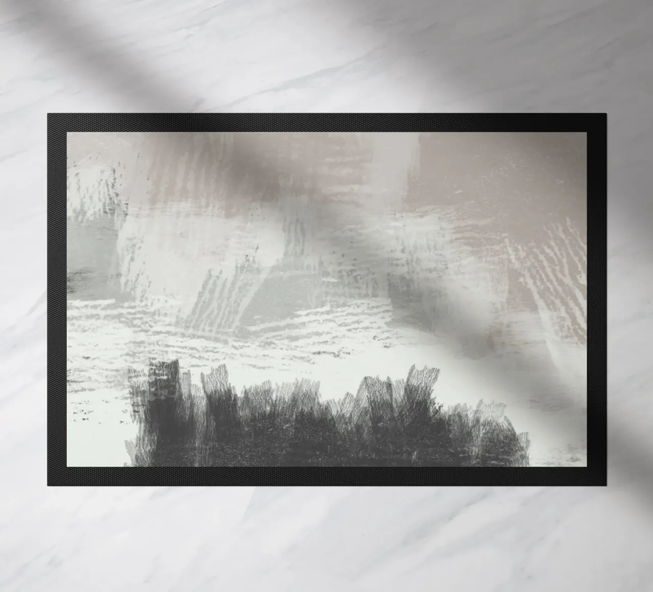Abstract artwork with brush strokes zerbino da Imaginative