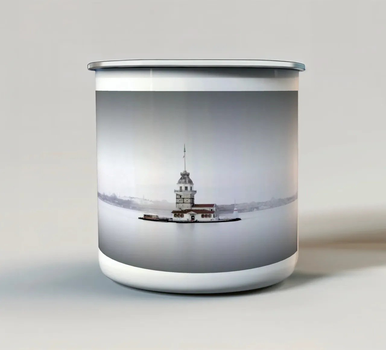 Turkey - Kiz Kulesi tazza in smalto da Michael J. Reibert