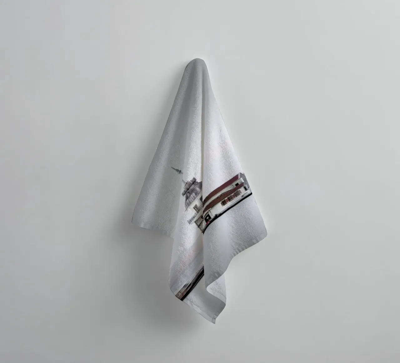 Turkey - Kiz Kulesi towel by Michael J. Reibert