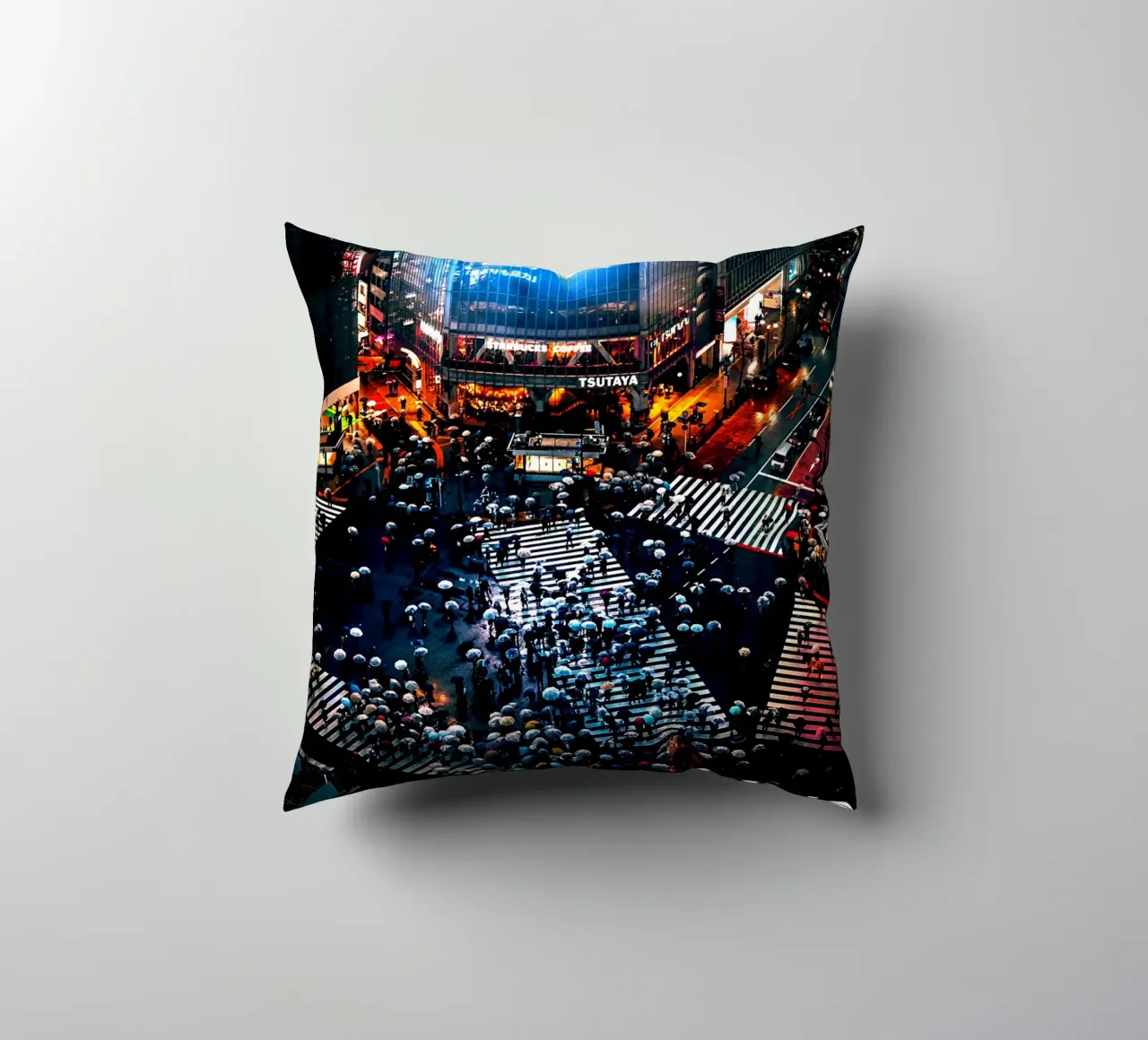 Shibuya Crossing decorative cushion by Cinema East