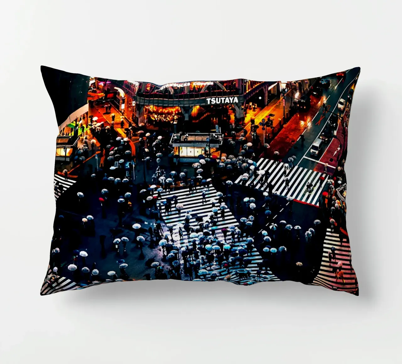 Shibuya Crossing decorative cushion by Cinema East