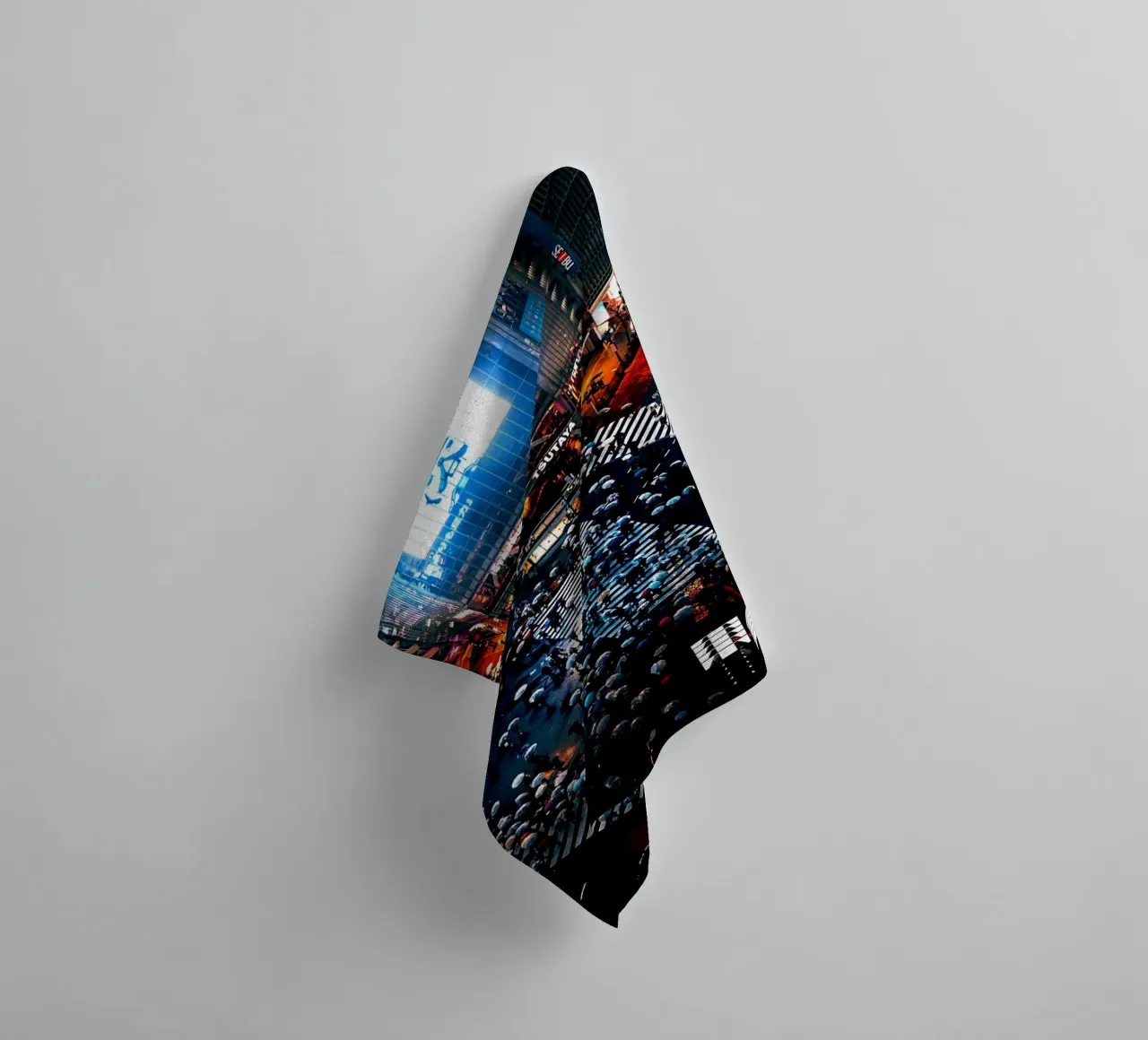 Shibuya Crossing towel by Cinema East