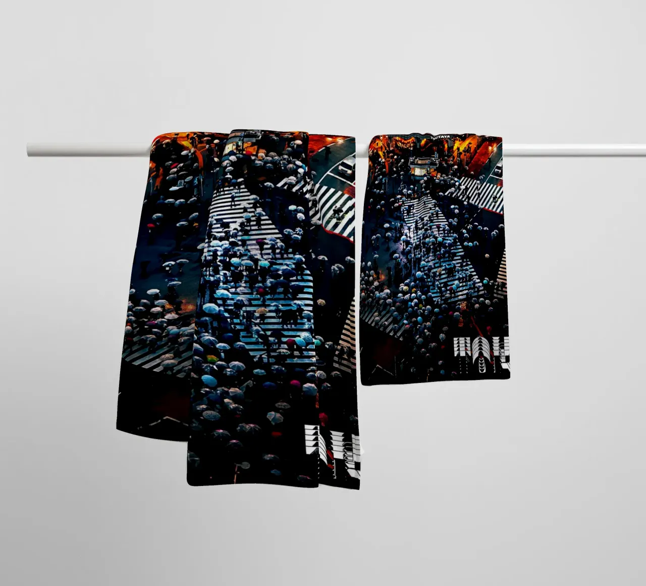 Shibuya Crossing towel by Cinema East