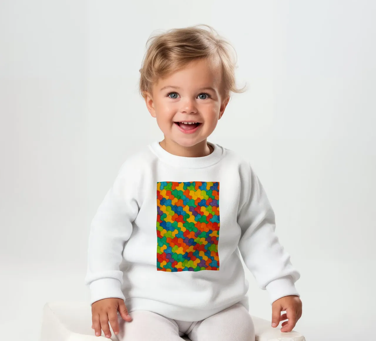 linea geometrica astratta di weabon felpa neonato da arkhanz