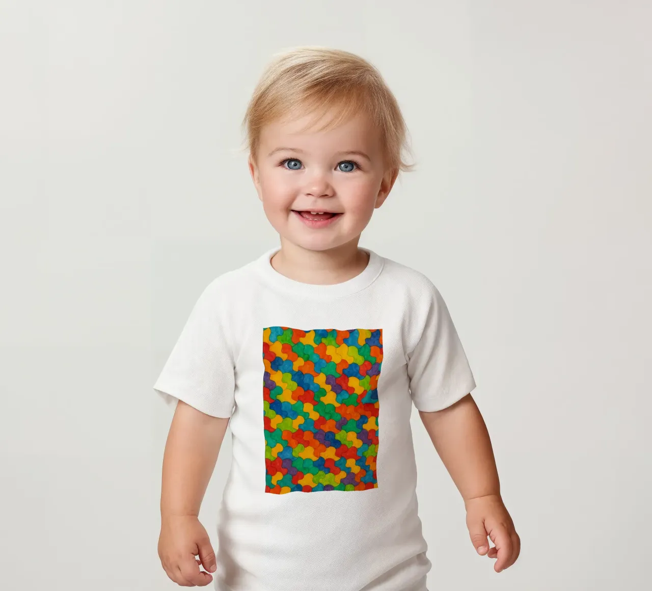 abstrakte geometrische Weabon-Linie Baby T-Shirt von arkhanz