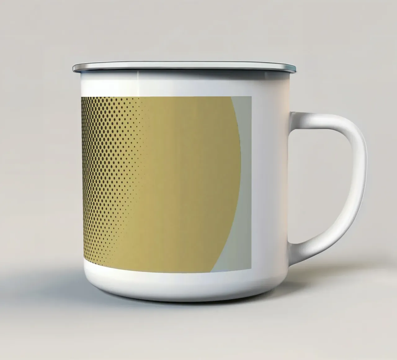 Cerchi colorati tazza in smalto da Metron