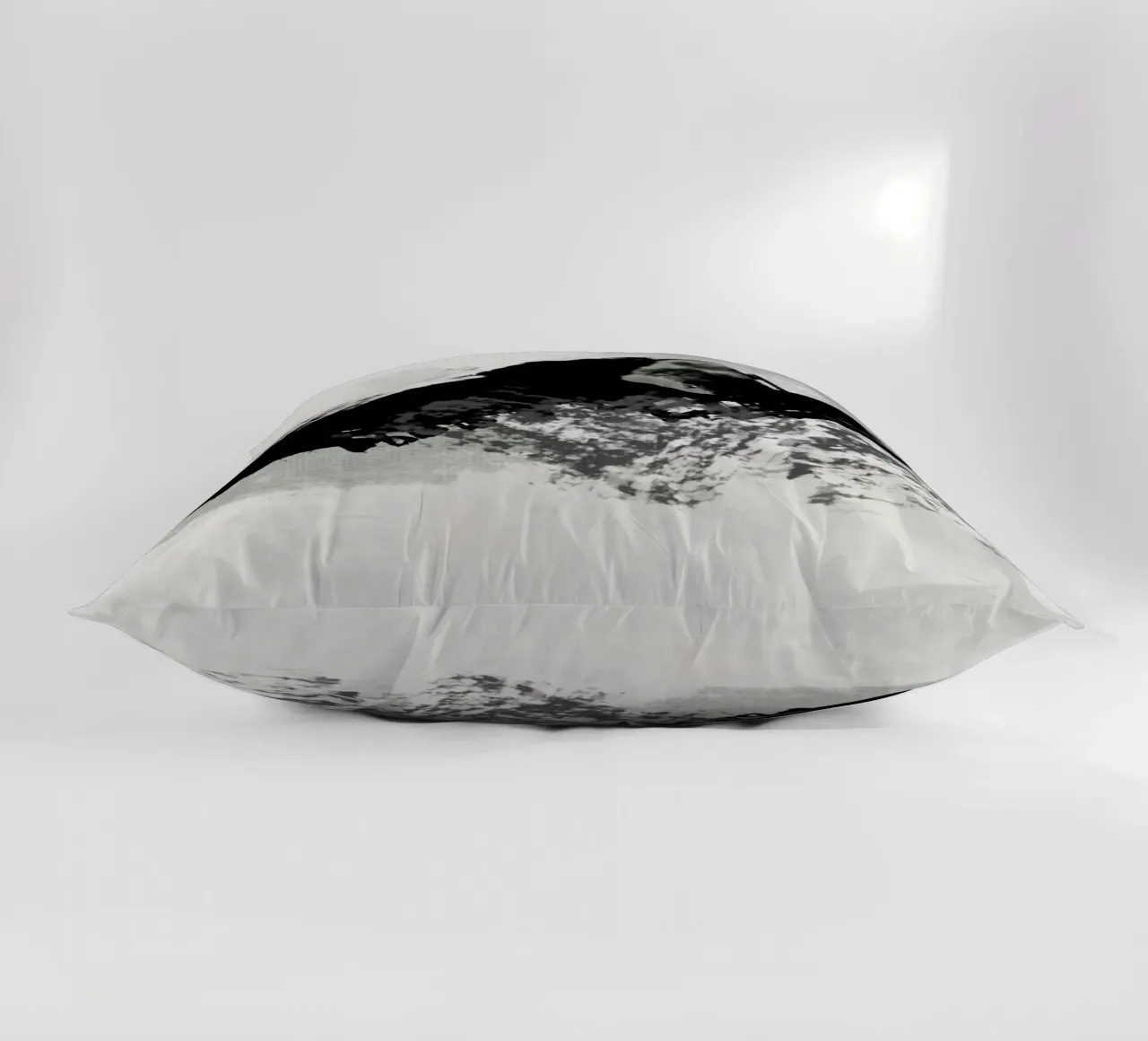 Pittura astratta con pennellate e texture cuscino da Imaginative