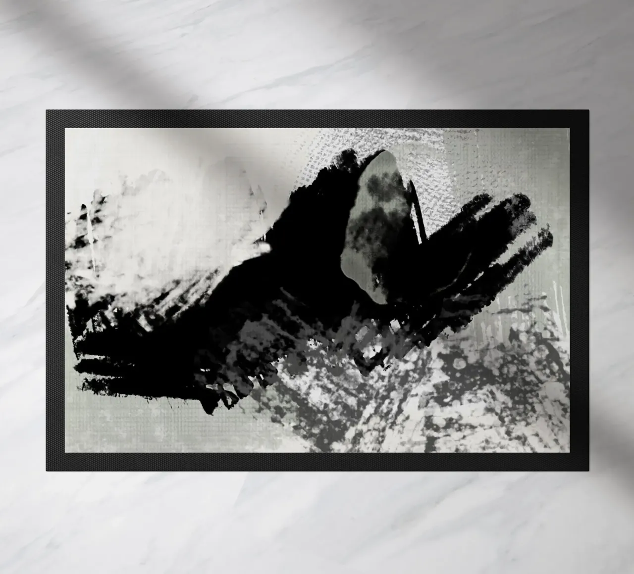 Pittura astratta con pennellate e texture zerbino da Imaginative