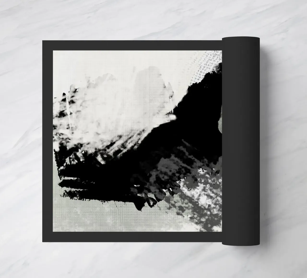 Pittura astratta con pennellate e texture zerbino da Imaginative