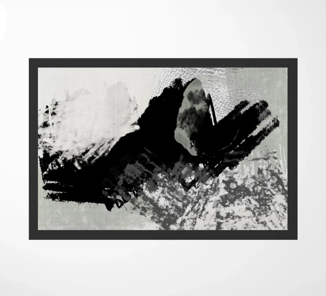 Pittura astratta con pennellate e texture zerbino da Imaginative