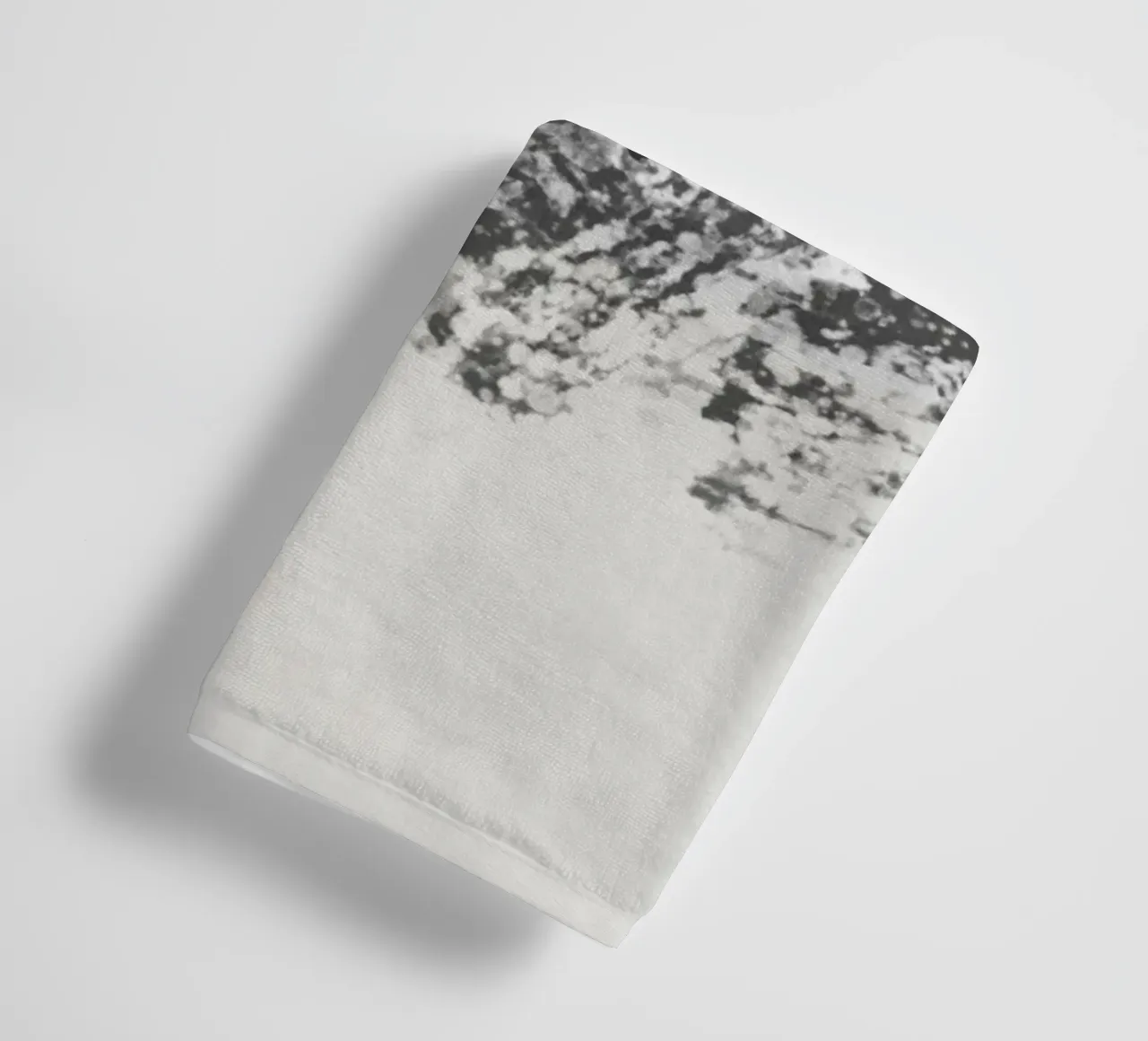 Abstract painting with brush strokes and textures towel by Imaginative