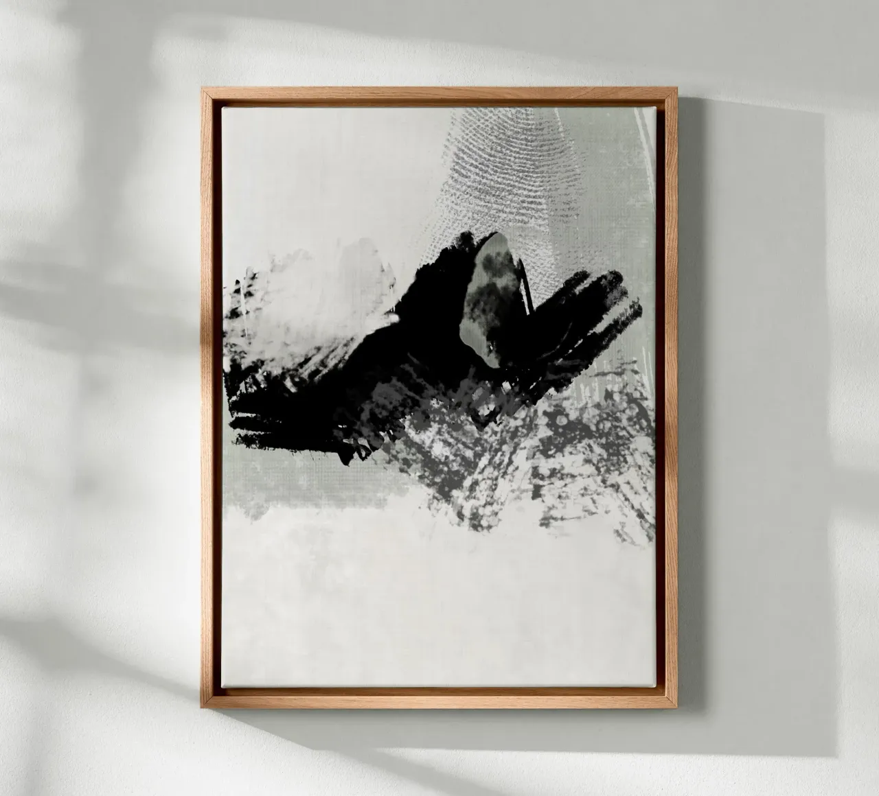 Abstract painting with brush strokes and textures canvas by Imaginative