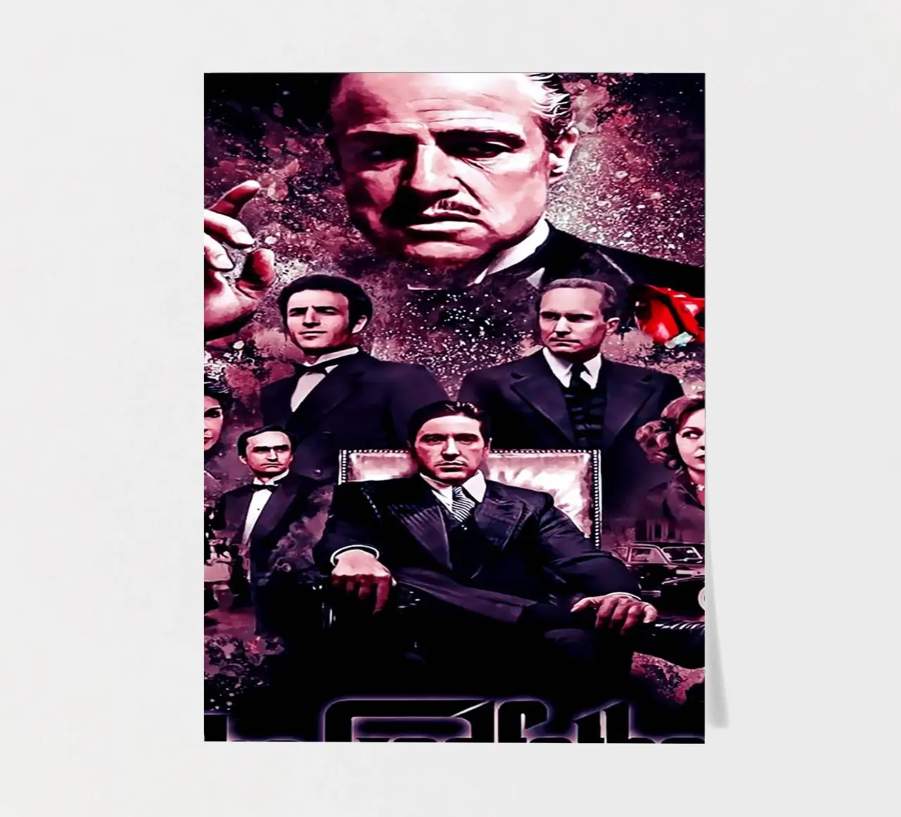 Godfather 9 Art sticker sheet by ontoseno