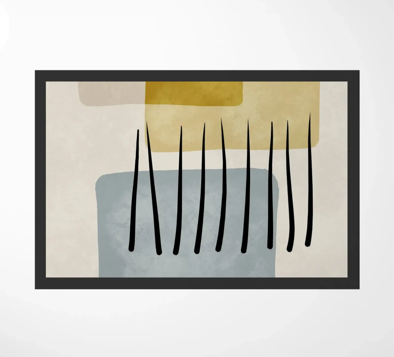 Modern abstract organic shapes and lines in pastel shades zerbino da Imaginative
