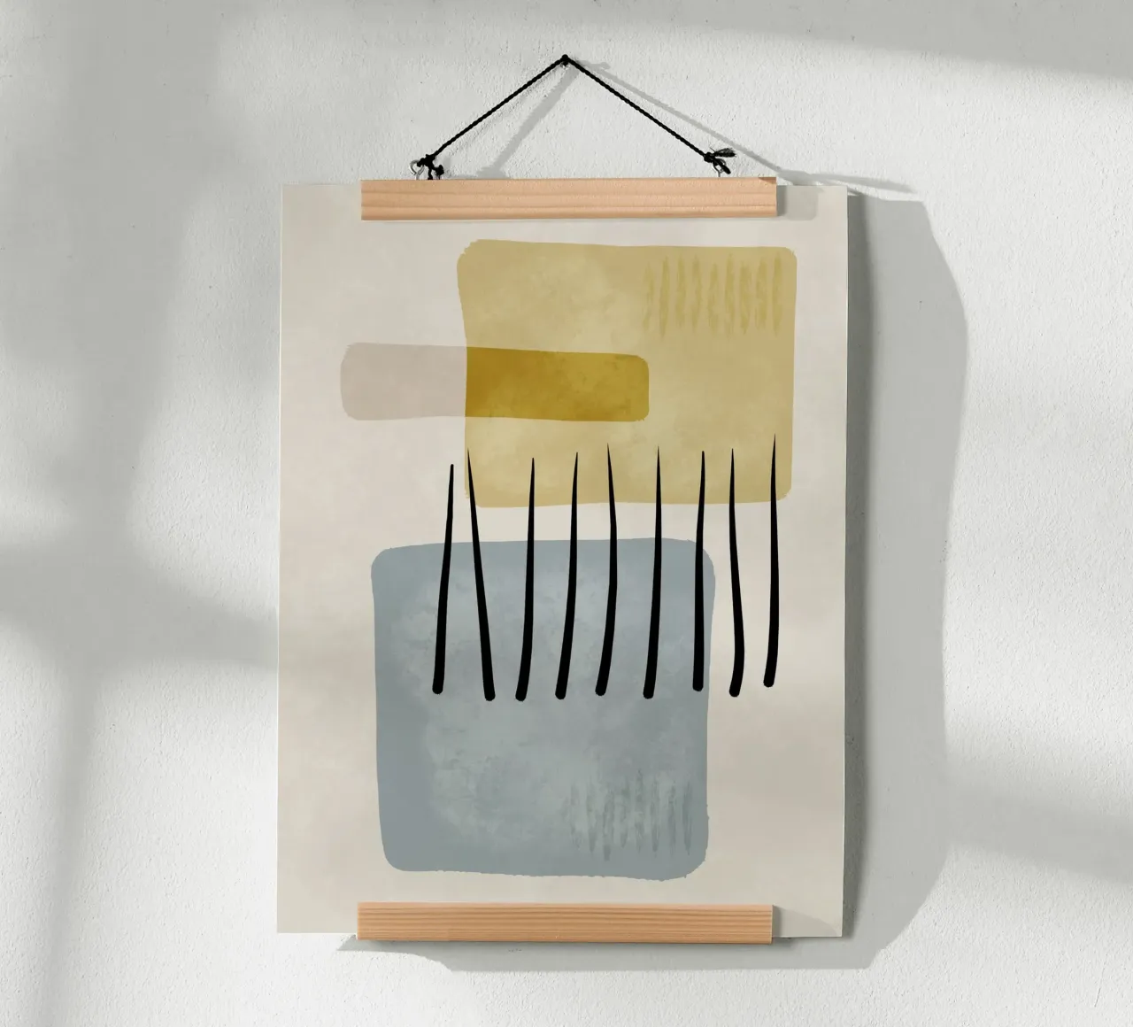 Modern abstract organic shapes and lines in pastel shades carta hahnemühle da Imaginative