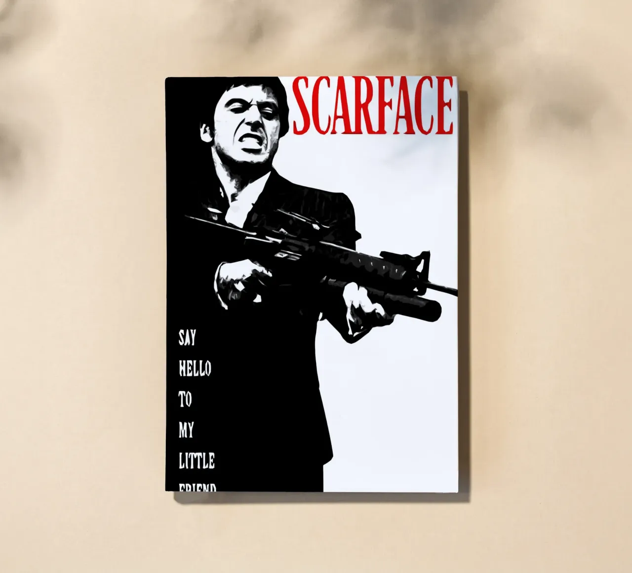 Scarface Say Hello To My Little Friend notebook by ontoseno