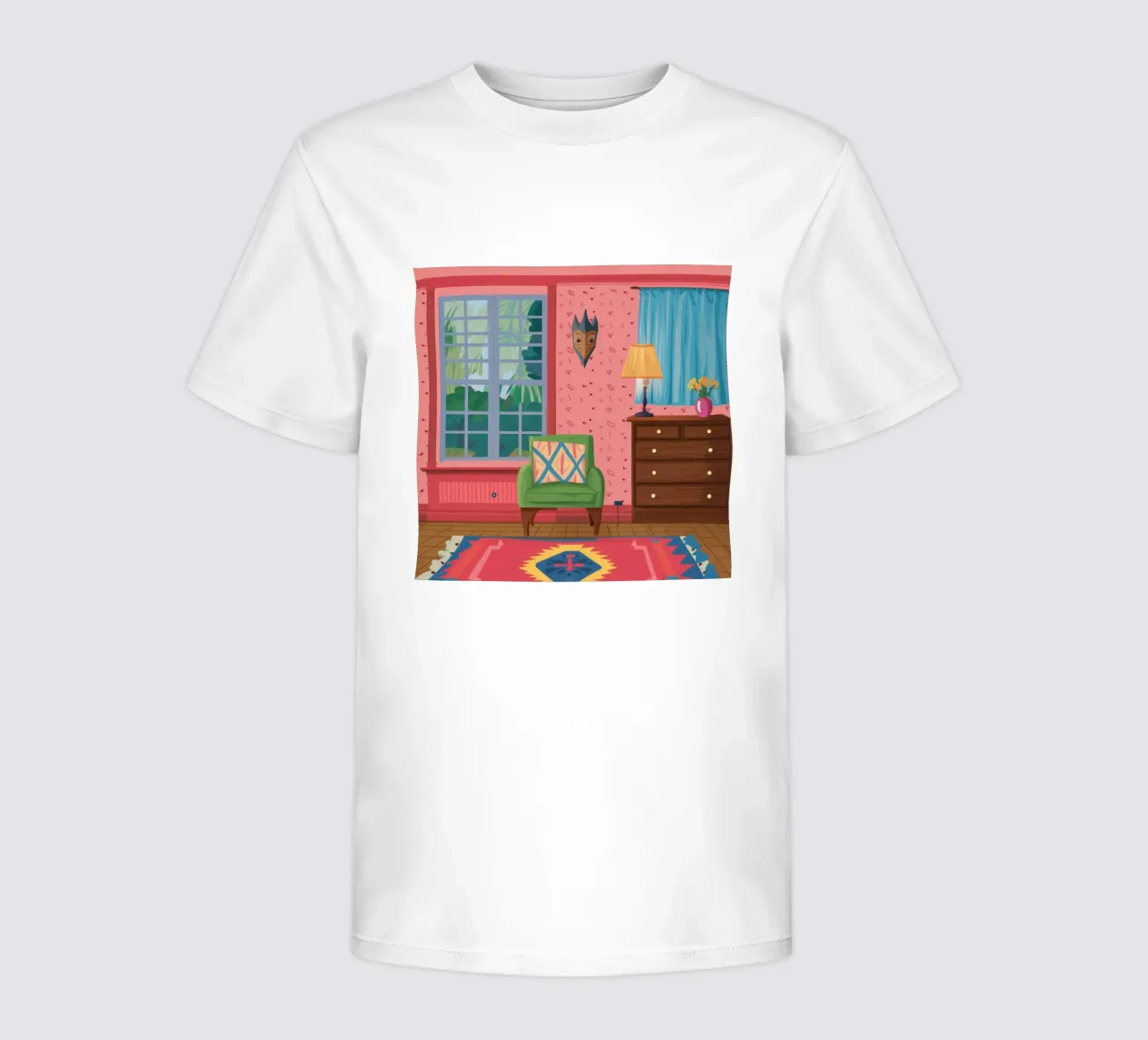 Fenêtre masquée Arrêt sur image t-shirt enfant de Tiga Bersama