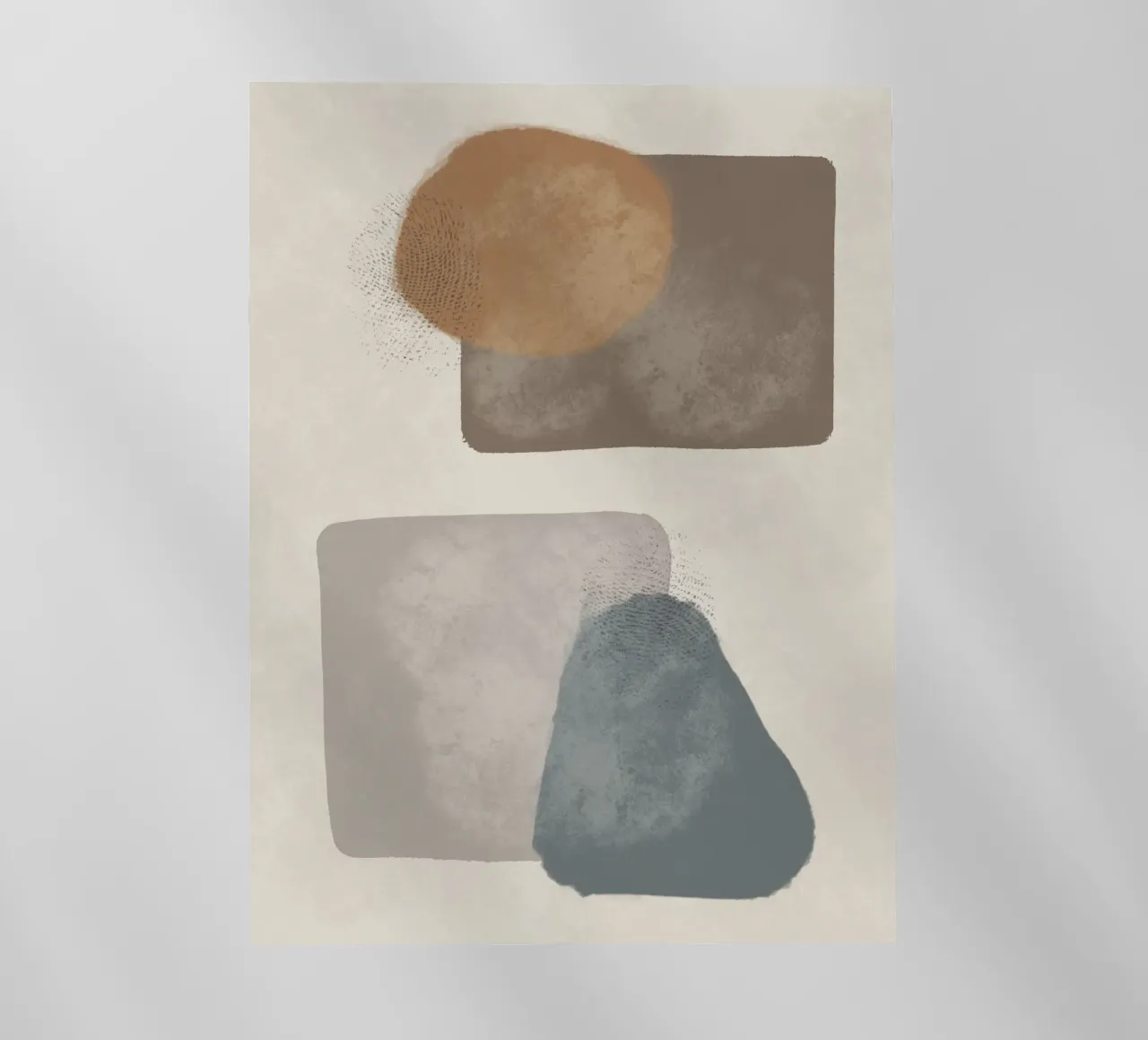 Modern abstract in earth tones pellicola backlit da Imaginative