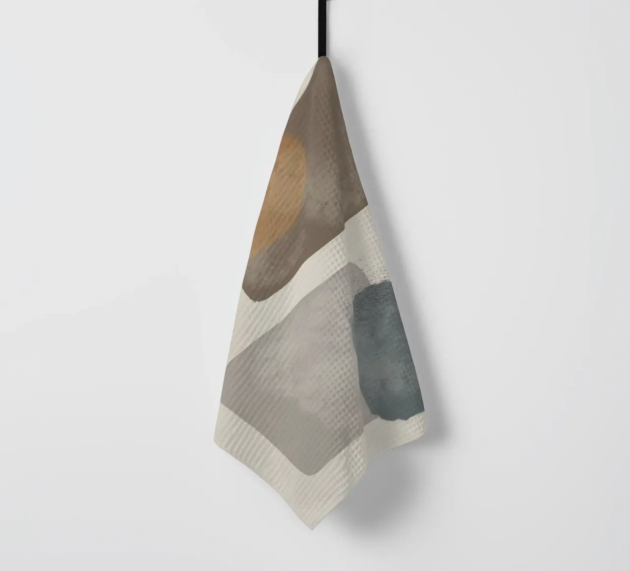 Modern abstract in earth tones torchon de Imaginative