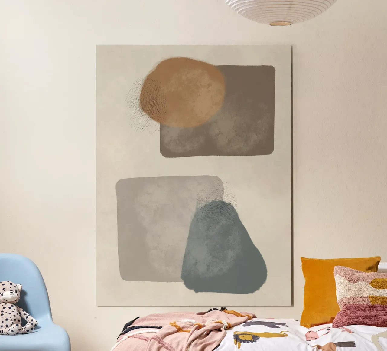 Modern abstract in earth tones carta hahnemühle da Imaginative