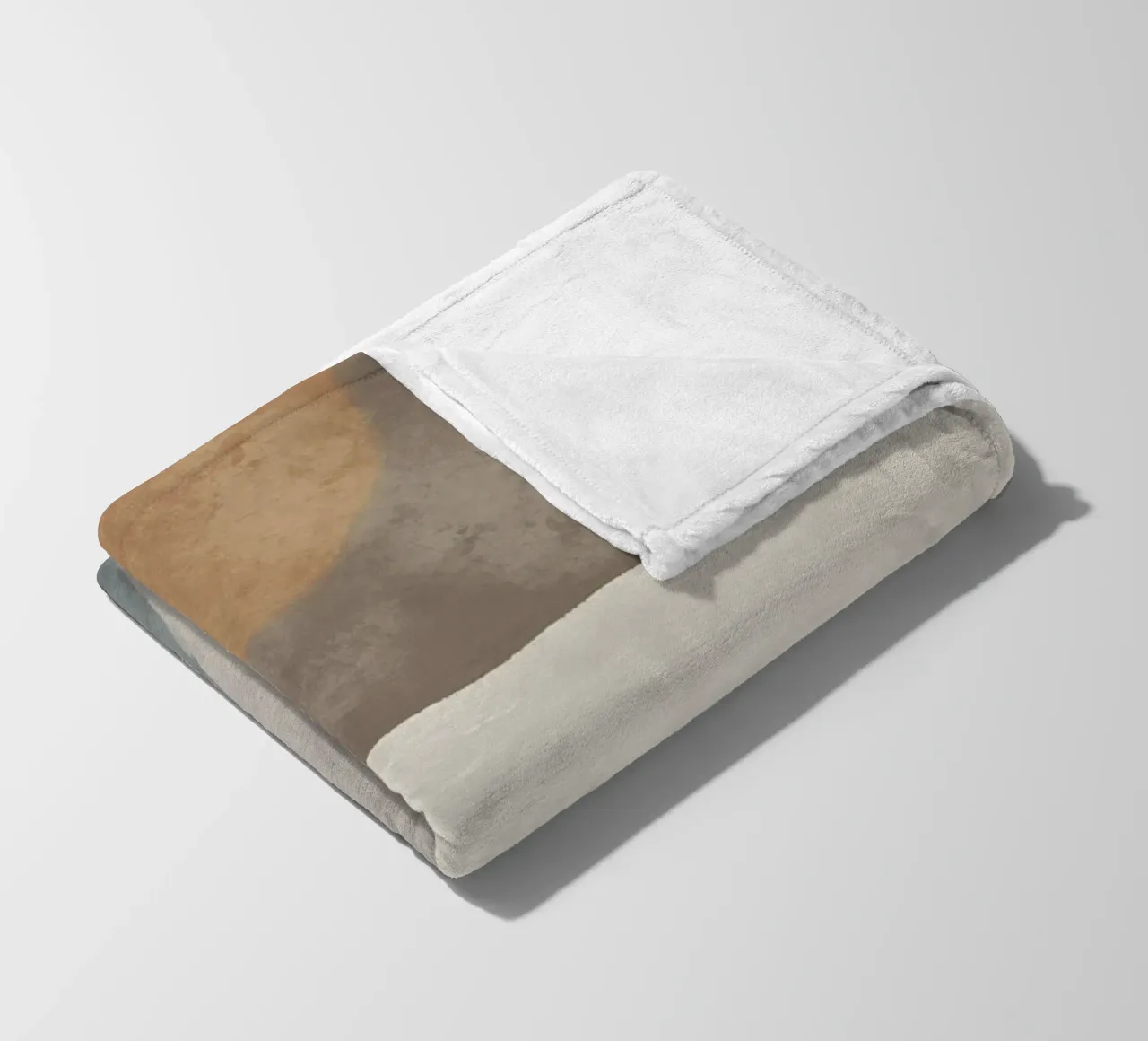 Modern abstract in earth tones coperta in pile da Imaginative