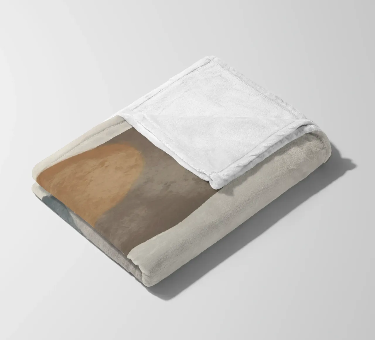 Modern abstract in earth tones coperta in pile da Imaginative