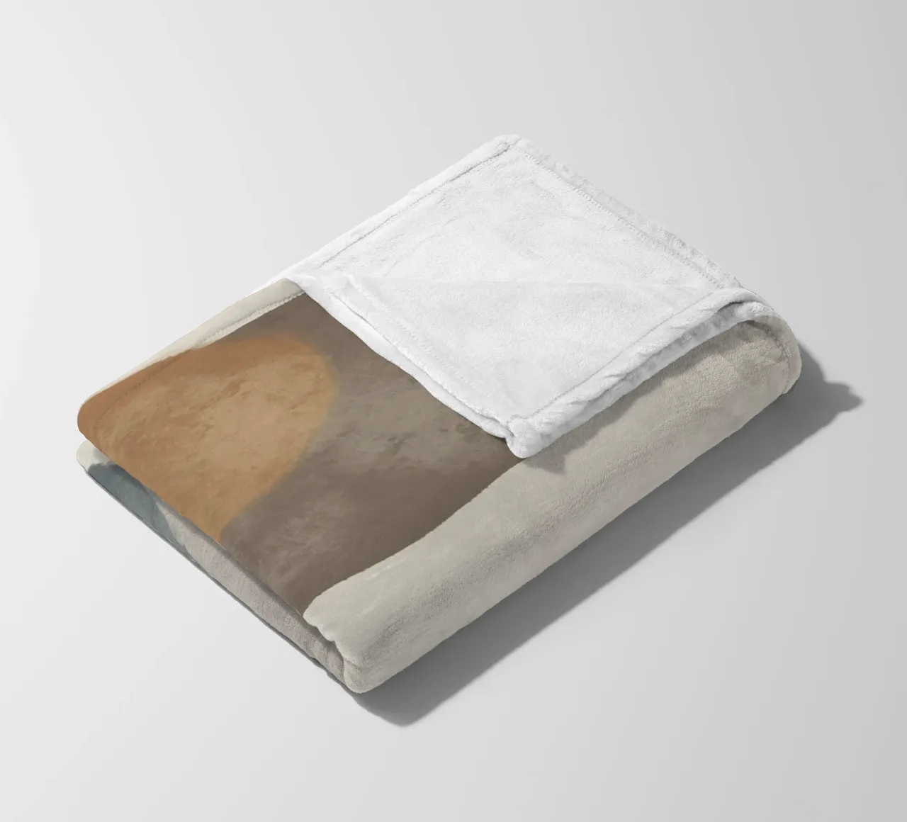 Modern abstract in earth tones coperta in pile da Imaginative