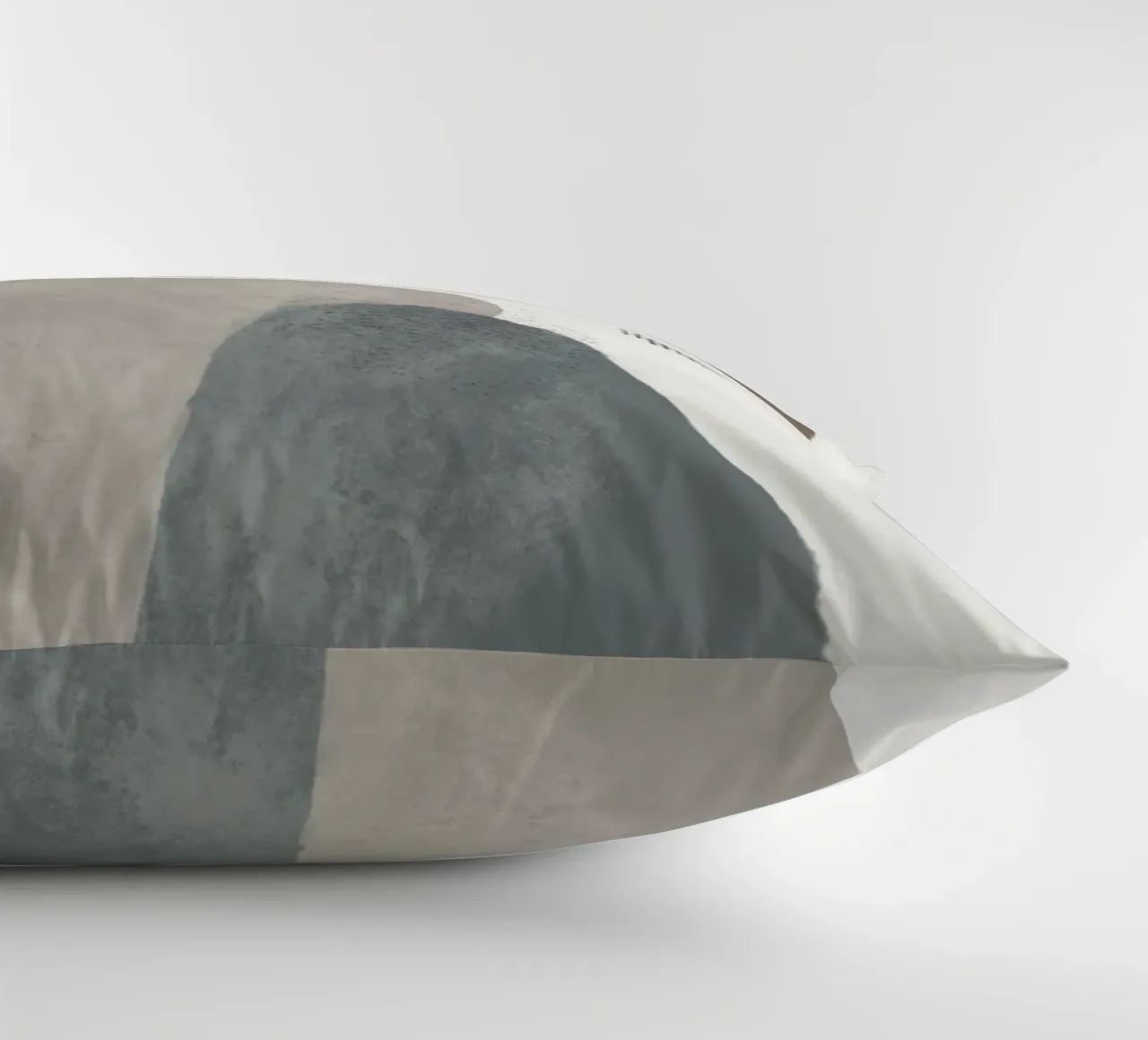 Modern abstract organic shapes in earth tones cuscino da Imaginative