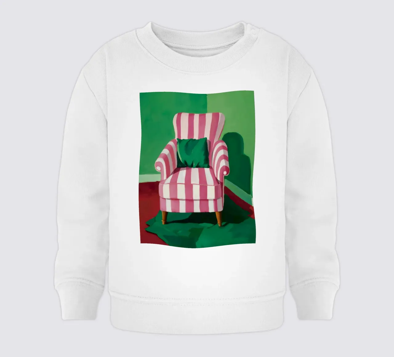 Sedia a righe Shadow felpa neonato da Tiga Bersama