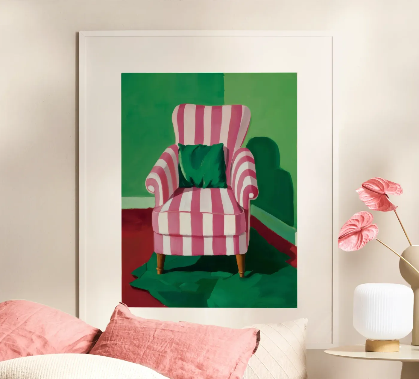 Chaise rayée Shadow poster de Tiga Bersama