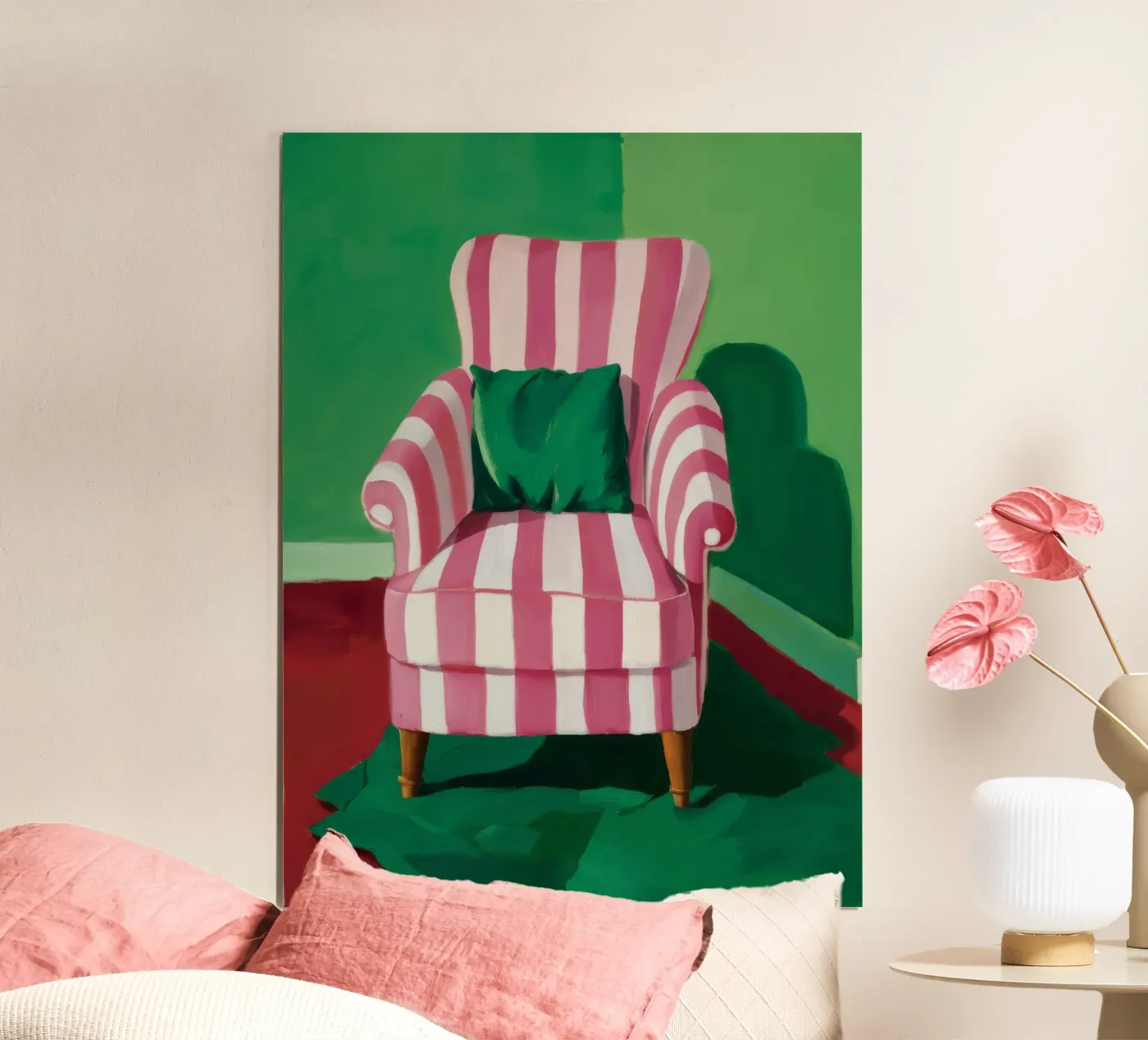 Chaise rayée Shadow poster de Tiga Bersama