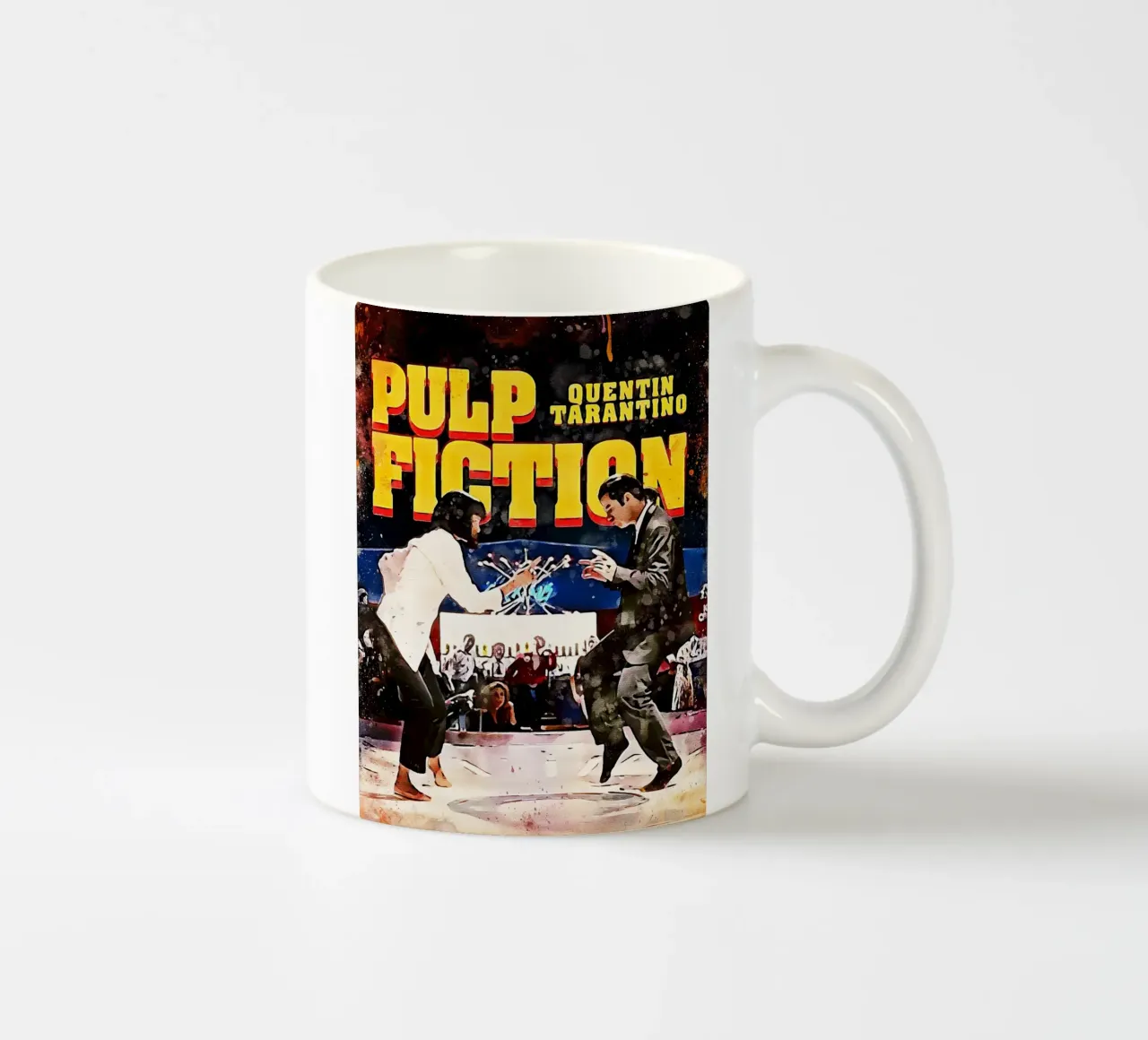 Pulp Fiction movies 3 Art ceramic mug by ontoseno