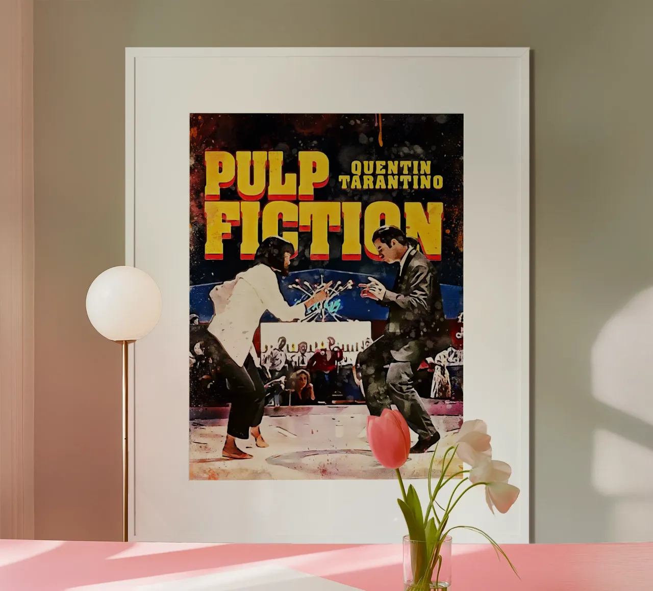 Film Pulp Fiction 3 Arte poster con telaio in plastica da ontoseno