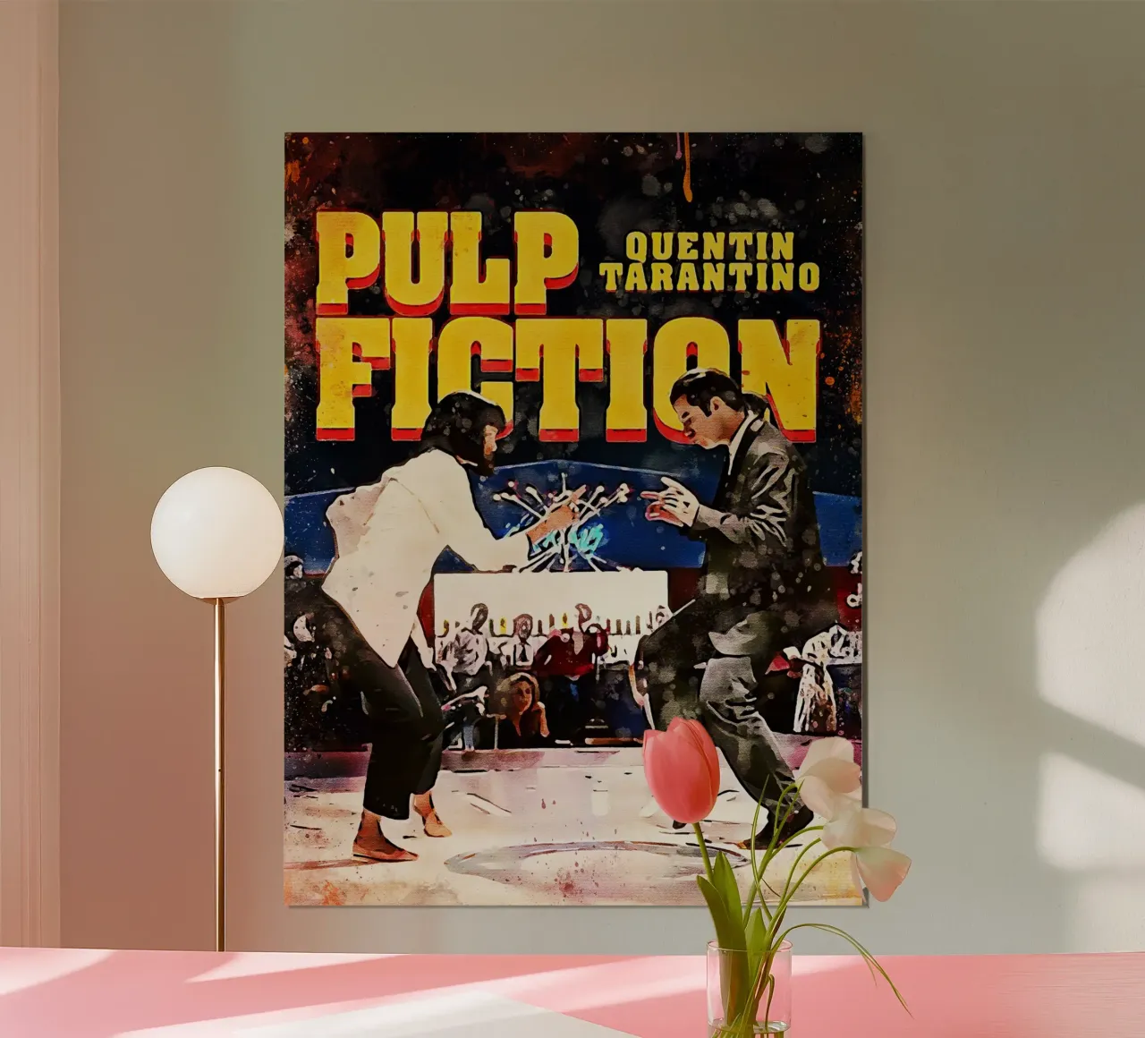 Film Pulp Fiction 3 Arte poster con telaio in plastica da ontoseno