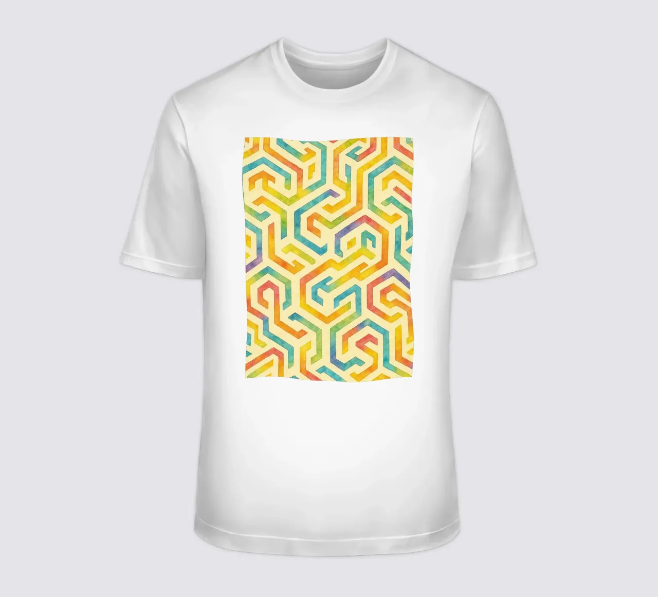 linee geometriche astratte t-shirt da arkhanz