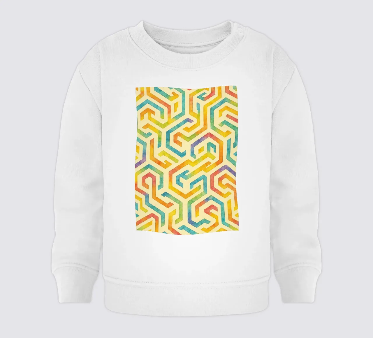 linee geometriche astratte felpa neonato da arkhanz