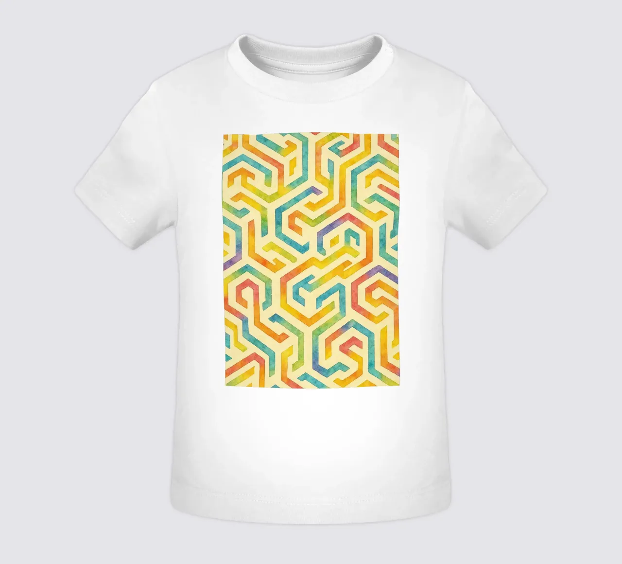 linee geometriche astratte maglietta neonato da arkhanz
