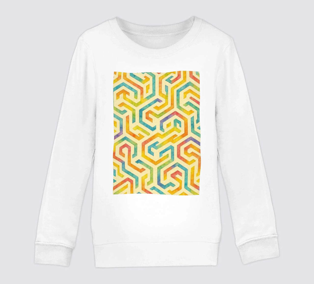 linee geometriche astratte felpa bambino da arkhanz