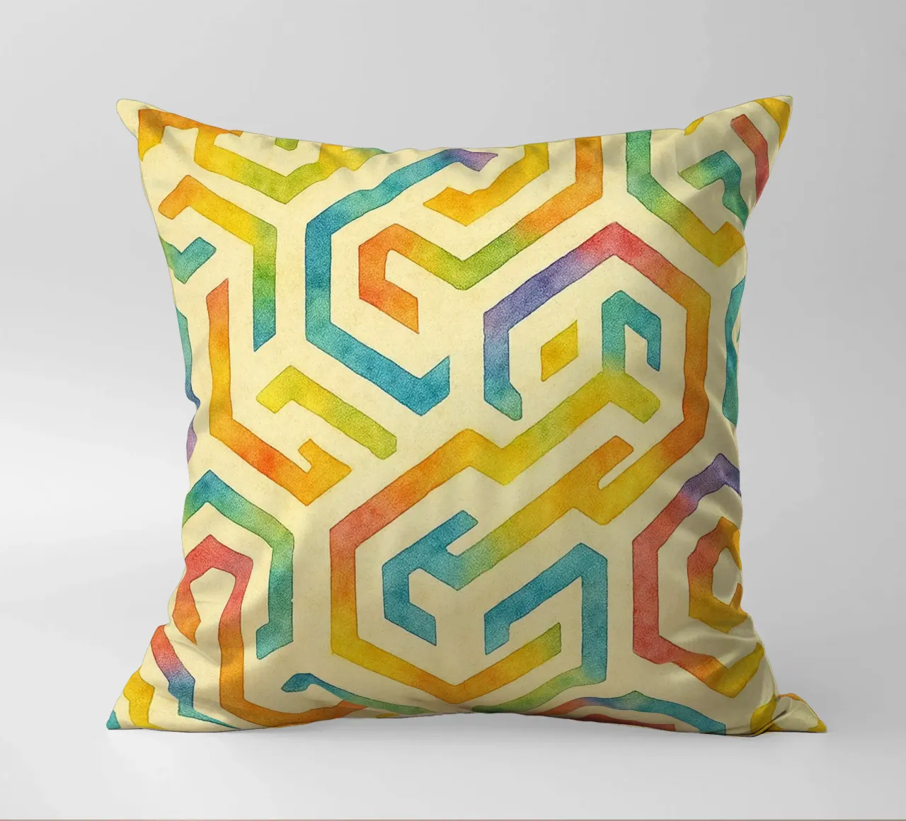 linee geometriche astratte cuscino da arkhanz