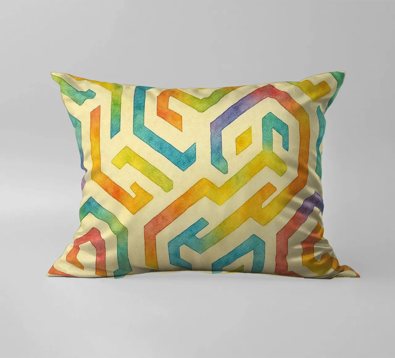 linee geometriche astratte cuscino da arkhanz